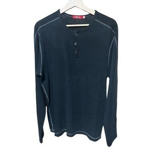 Like New - Agave Denim Henley - Men’s size Large - Black